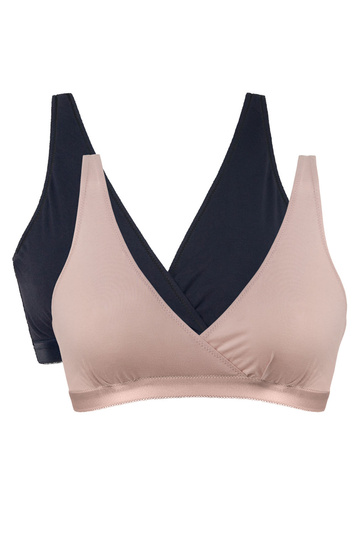 Mitex 2-pack of nursing bras Lilly 2-pak, black/pink