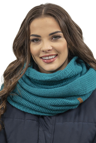 Vivisence Women Winter Hat Scarf And Gloves Set Soft Fleece Lining Cozy Warmth, dark turquoise