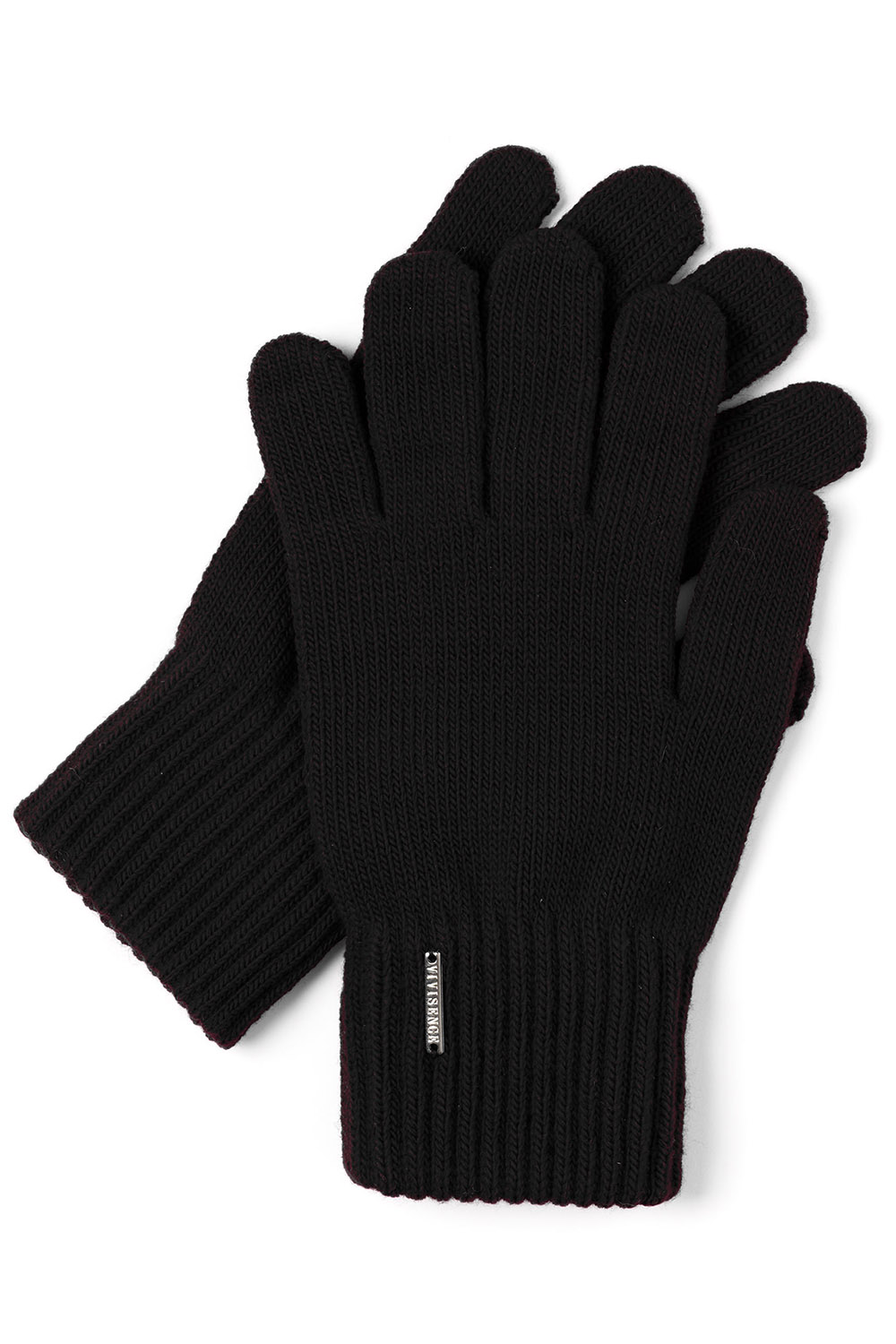 Vivisence Damen Handschuhe Winter Aus Warmem Garn Perfekt für Kalte Tage 7204, schwarz