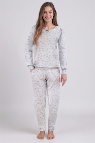 Vivisence Two-piece women's pyjama set 2023, Grey