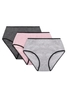 bande noire : gris/rose/gris foncé