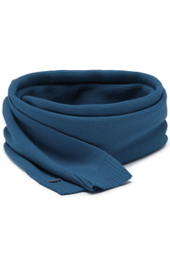 Vivisence Écharpe Femme Hiver Avec Nœud Décoratif Pour Les Journées Froides 7104, bleu
