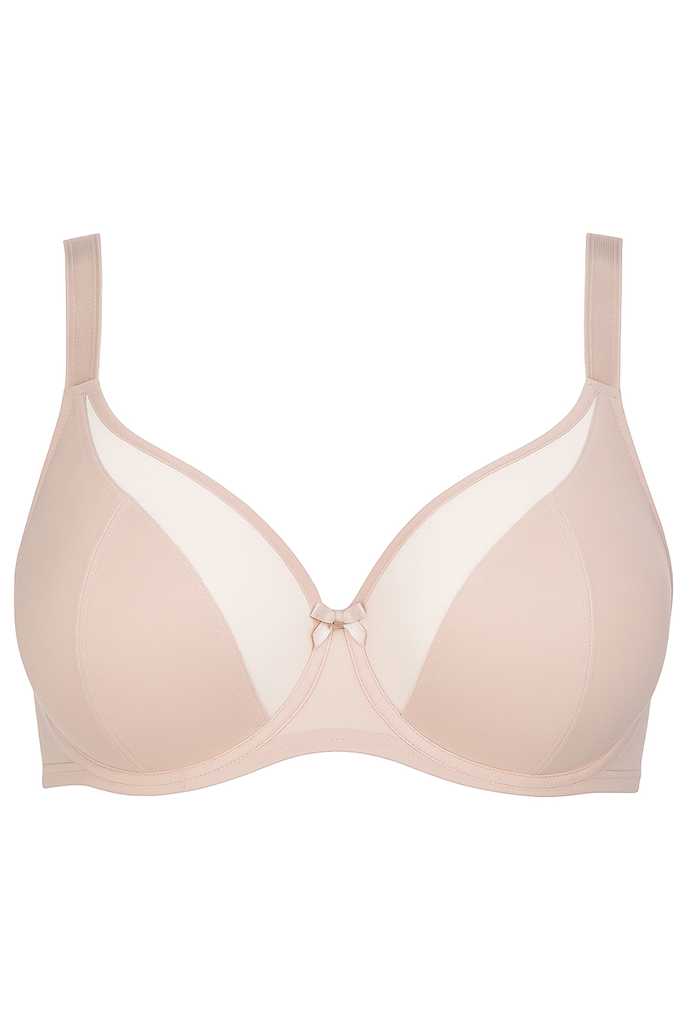 Vivisence BH Mit Bügel Halbtransparente Cups Für Offenbartes Dekolleté 1079, 