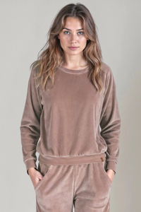Vivisence Sweat Femme Côtelé Coupe Longues Parfait Pour un Quotidien 9005,