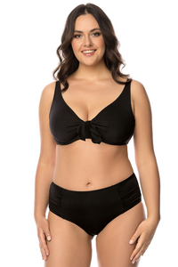 Vivisence Femme Maillot de Bain Deux Pièces Bretelles Réglables 3202, noir