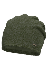 Vivisence Damen Mütze Winter Warmem Wollgarn Klassische Herbst Wintermütze 7087, grüne Melange