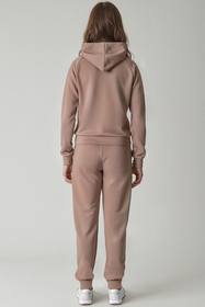 Vivisence Femme Ensemble Survêtement Coton Capuche Poches Confort Quotidien 9203, 