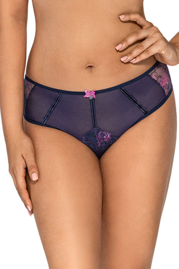 Ava ladies classic panties lace details 2000/B Maui, Dark Blue