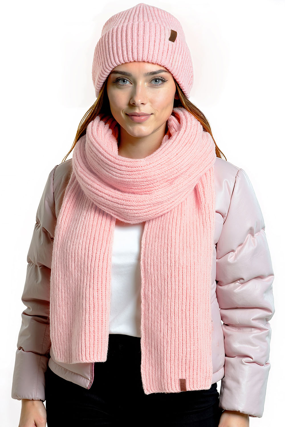 Vivisence Damen Mütze Merinowolle Weiche Elastische Schützt Vor Kälte, Pink