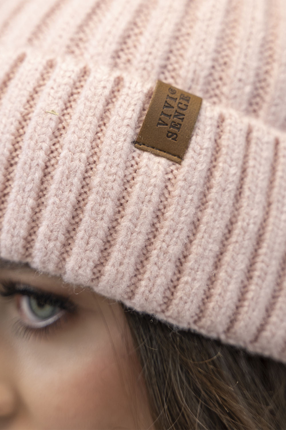 Vivisence Damen Winter Mütze Klassischen Beanie Strickmütze Stil Perfekte Passform Strickbündchen Warmem Rippengarn Ideal Für Kalte Wintertage Winter Herbst Modell 70104, Pink