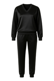 Vivisence Ensemble Survêtement Femme Coton Avec Poches Parfait Confort Quotidien 9202, 