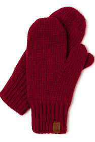 Vivisence Moufles Femme Hiver Confort Pour Les Journées Froides 7015, bordeaux