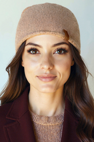 Vivisence Women's Winter Beanie Merino Wool Soft Warm Comfort For Cold Days, Beige