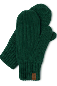 VIVISENCE Damen Winter Fausthandschuhe Komfort an kalten Wintertagen 7015, grün