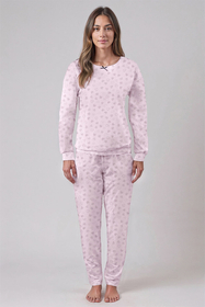 Vivisence Two-piece women's pyjama set 2023, Light Pink