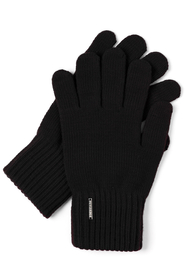 Vivisence Damen Handschuhe Winter Aus Warmem Garn Perfekt für Kalte Tage 7204, schwarz