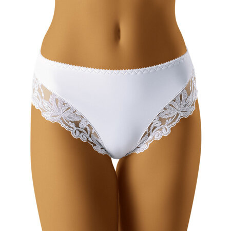 Wolbar woman smooth briefs higher waist WB10, white