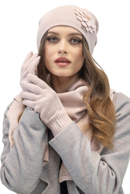 Vivisence Damen Mütze Wintermütze Klassischem Schnitt Warme Gemütlich Wolle 7010, rosa
