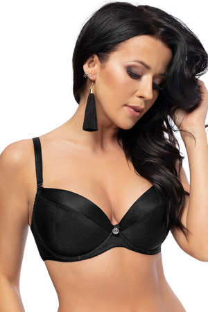 Gorsenia underwired smooth padded bra K156/1 Toscana, Black