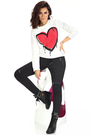 Bas Bleu ladies smooth long pants Izzy,