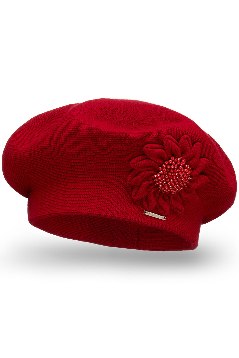 Vivisence Damen Baskenmütze Winter Herbst Warme Barette Zarter 7048, rot