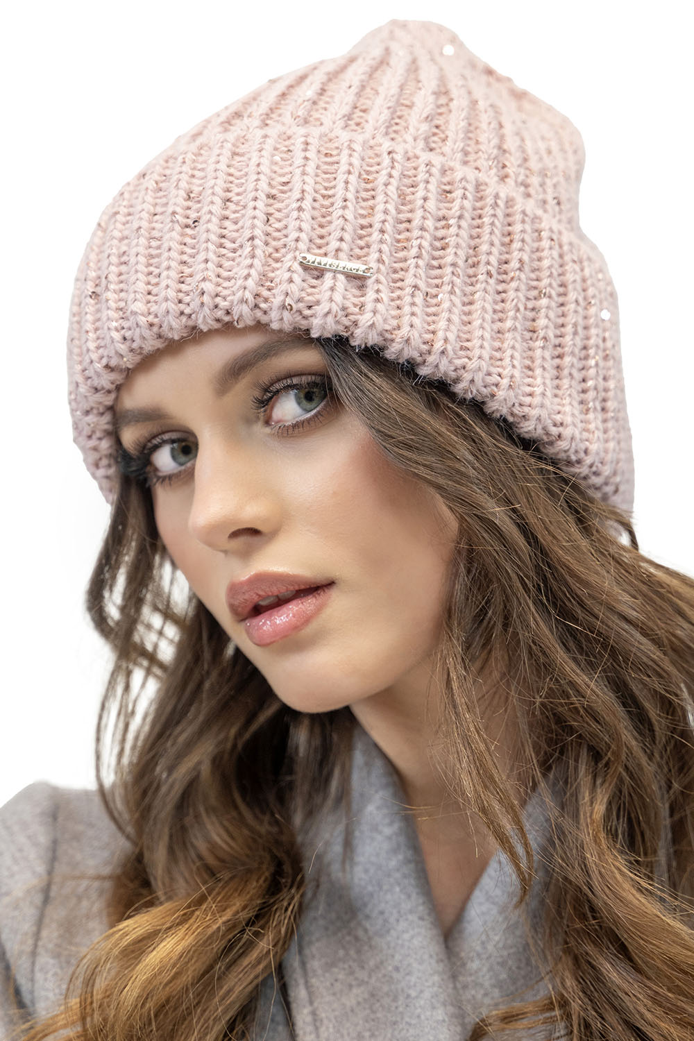 Vivisence Damen Mütze Winter Klassischen Strickmütze Stil Perfekte Passform 7088, rosa