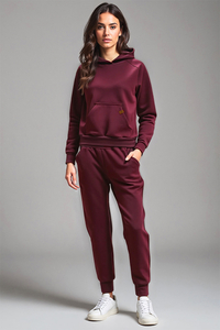 Vivisence Femme Ensemble Survêtement Coton Capuche Poches Confort Quotidien 9203,
