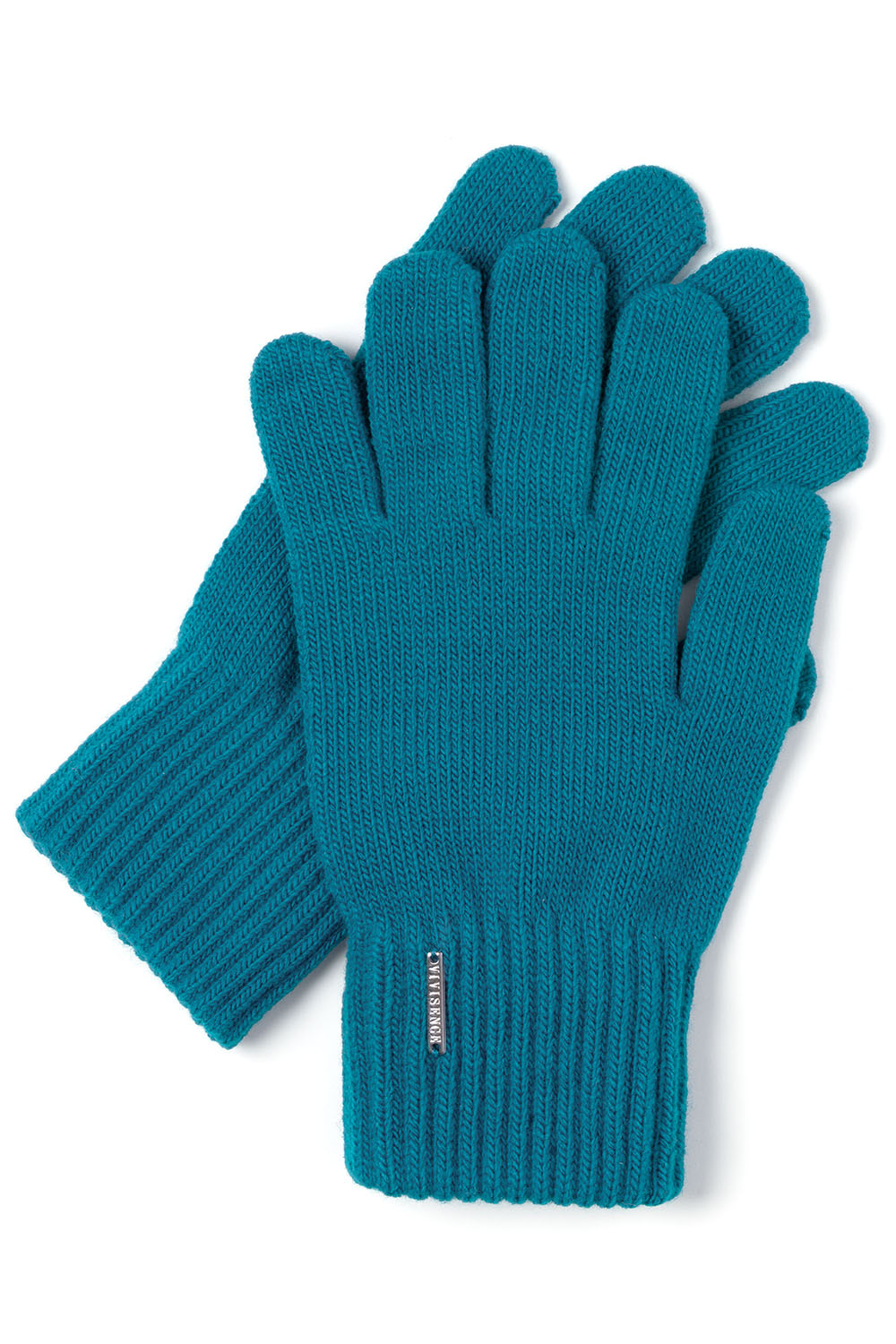 Vivisence Damen Handschuhe Winter Aus Warmem Garn Perfekt für Kalte Tage 7204, türkis