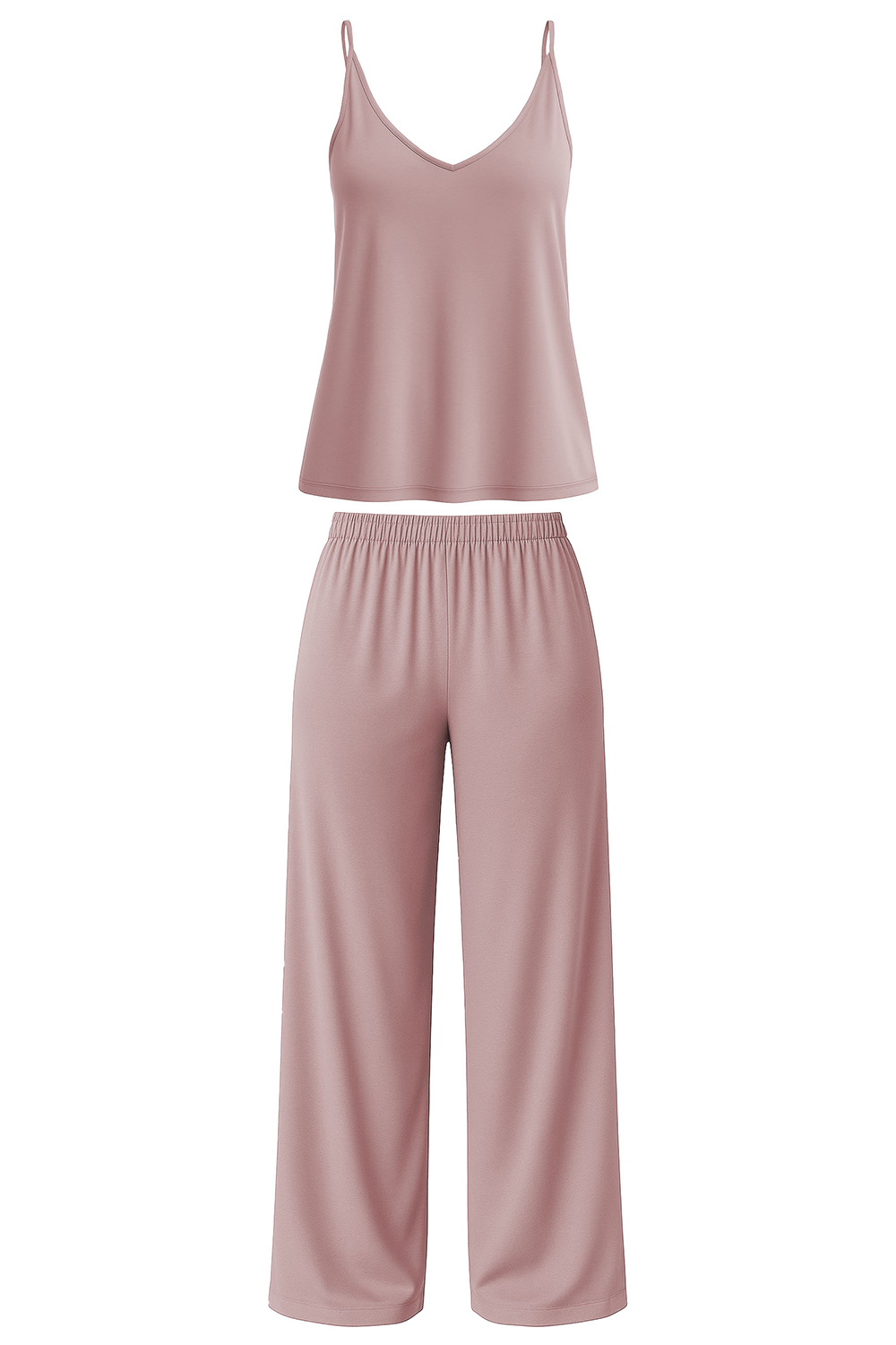 Vivisence Damen Pyjama Viskose Lockere Passform Komfort Für Nachtwäsche 2046, 