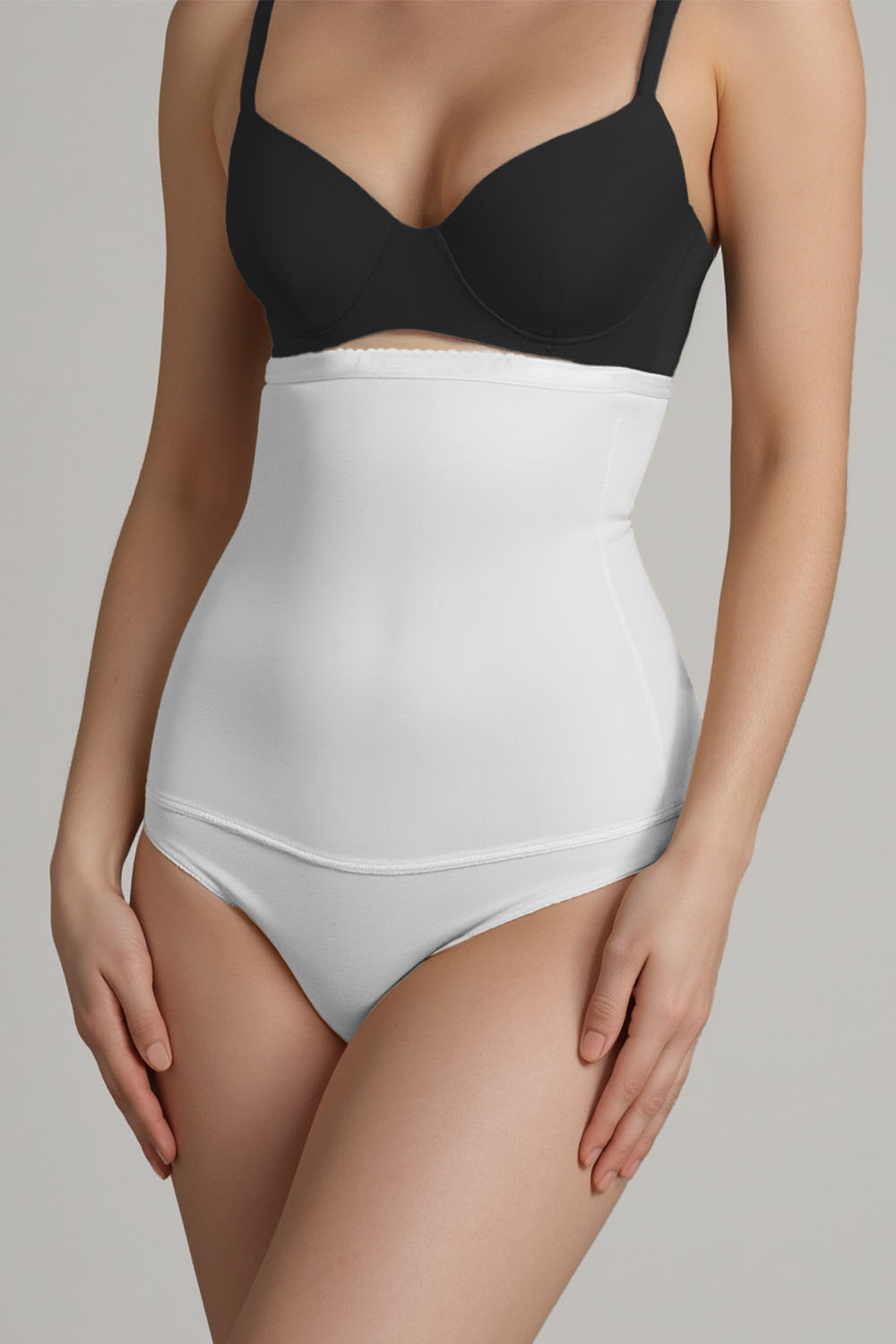 Vivisence Femme Culotte Gainante Taille Haute Silhouette Parfaitement Formée 4101, 