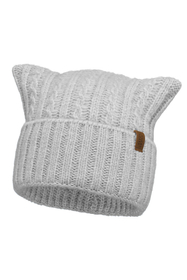 Vivisence Women Winter Hat Merino Wool Blend Soft Touch Cozy Warmth Comfort, Grey