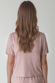 Vivisence Women's Pyjamas T-Shirt Viscose Relaxed Cut Comfort For Every Night 2200, 