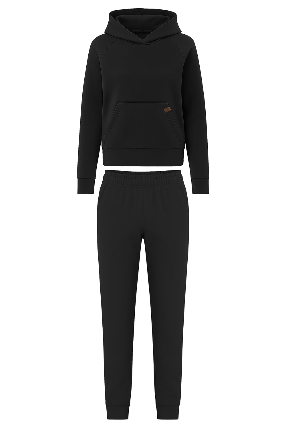 Vivisence Femme Ensemble Survêtement Coton Capuche Poches Confort Quotidien 9203, 