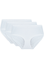 Vivisence lot de 3 slips féminins classique sans couture 4013 3-pack, 