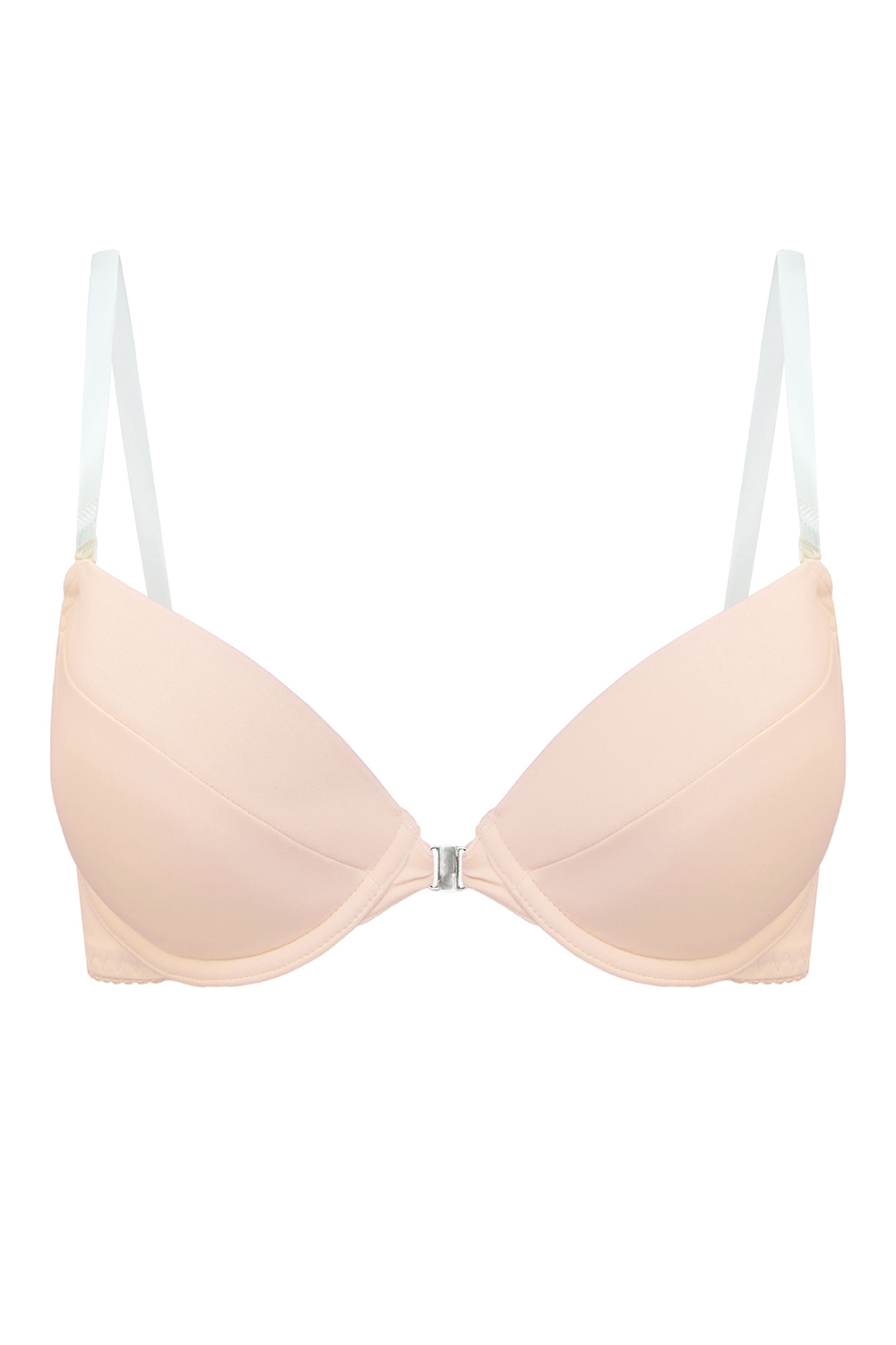 Vivisence Eve 1012 underwired push-up padded bra removable silicone straps backless - made in EU, beige