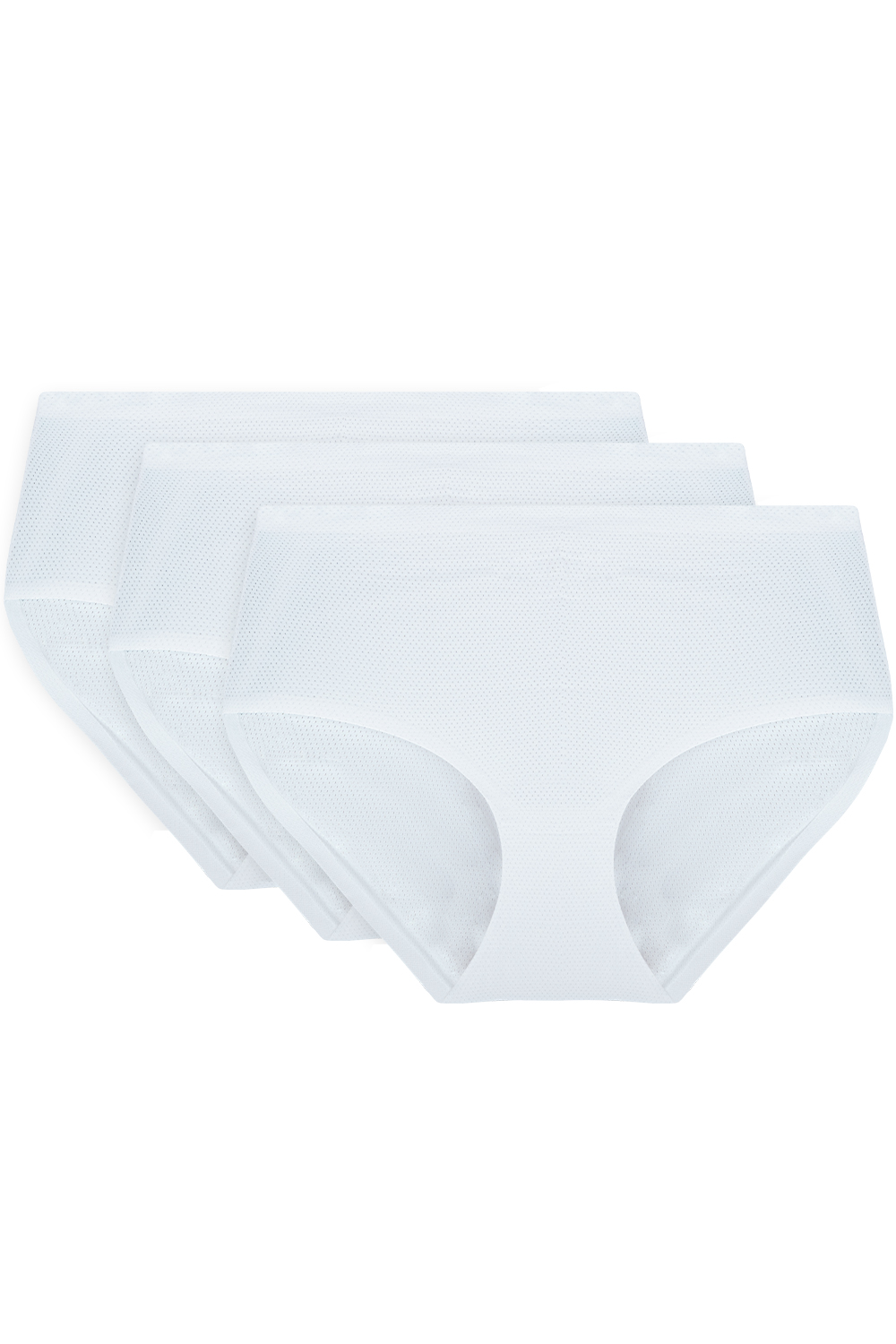 Vivisence lot de 3 slips féminins classique sans couture 4013 3-pack, 