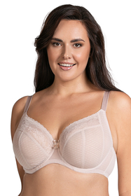 Vivisence Non-Padded Bra Elegant Lace Cups Comfortable Support for Everyday 1080, 