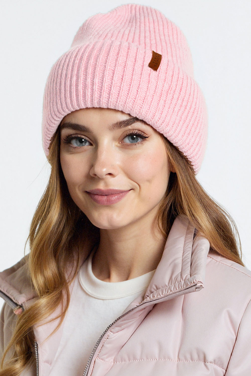 Vivisence Women Winter Hat And Scarf Set Merino Blend Warm Everyday Comfort, Pink