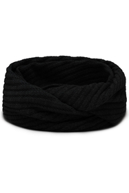 Vivisence Loop Scarf Double Layered Ideal For Cold Winter Days 7017S, black