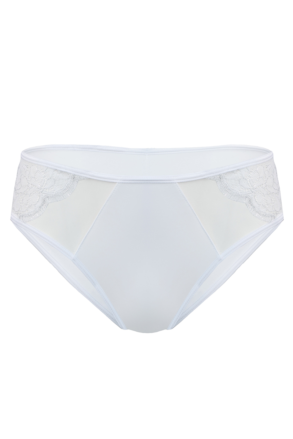 Vivisence femme culotte slip élégant 1044, blanc