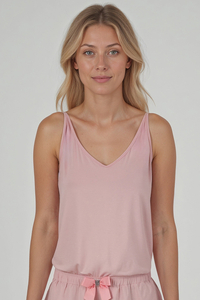 Vivisence Femme Haut de Pyjama Viscose Décolleté en V Confort Nuit 2200,