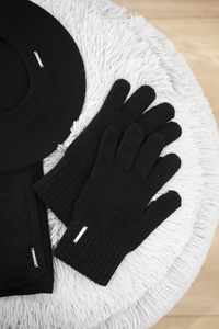 Vivisence Gants Femme Hiver Doux Et Chauds Pour Temps Froid 7202, noir