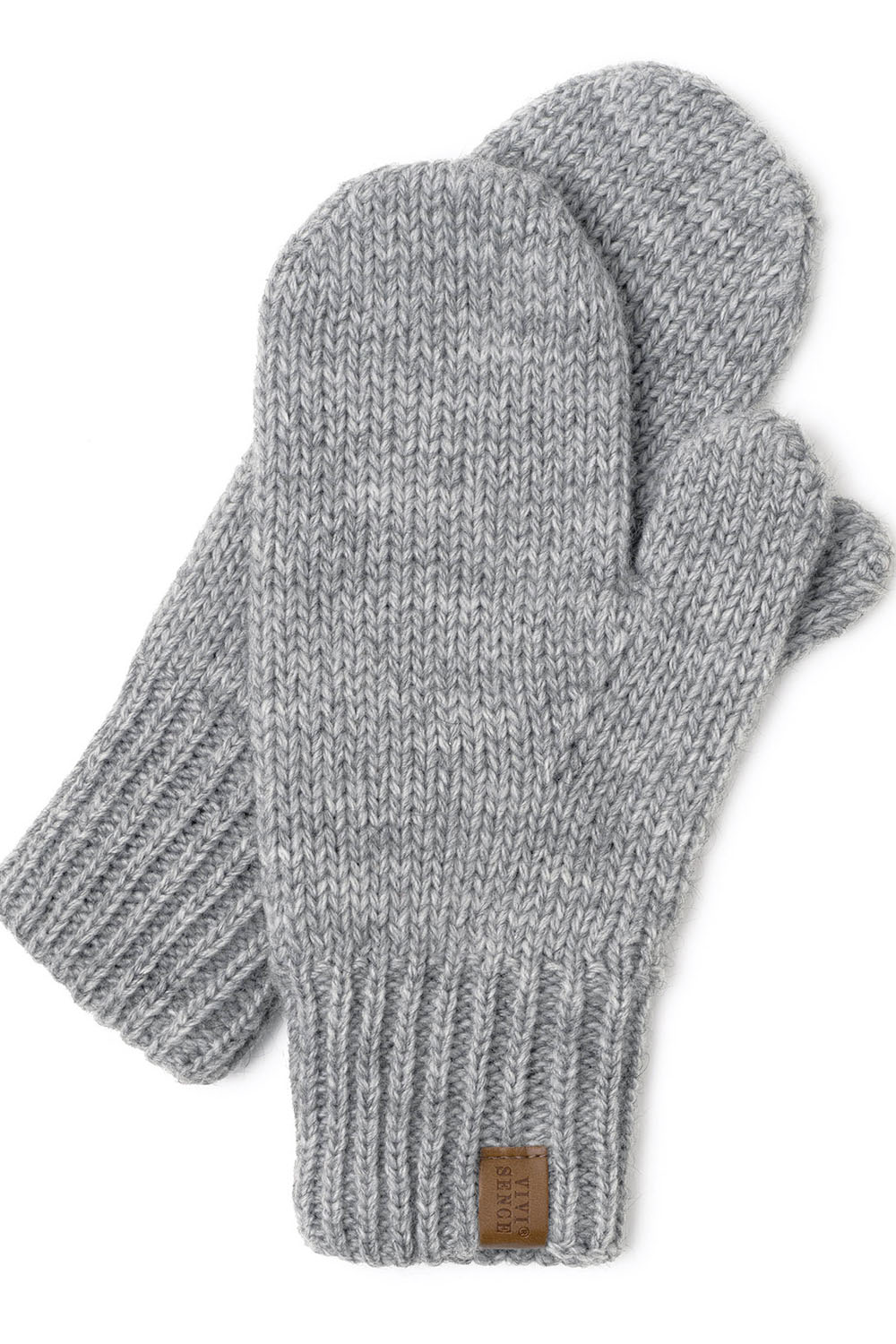 Vivisence Moufles Femme Hiver Confort Pour Les Journées Froides 7015, gris clair