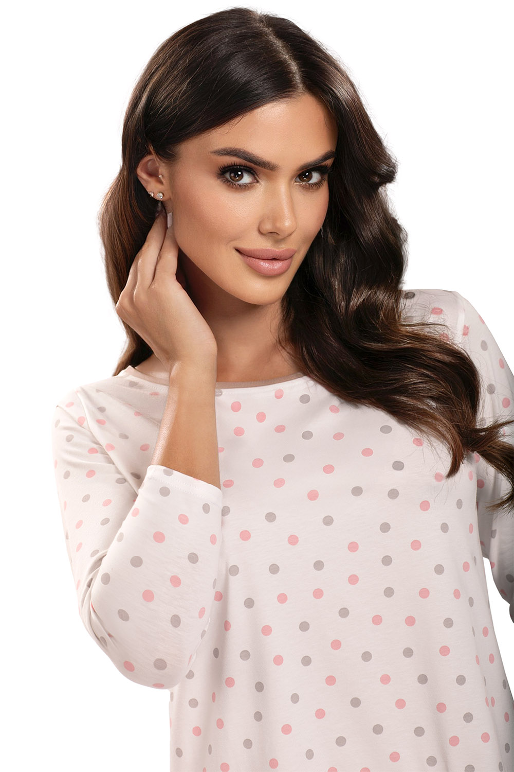 Vivisence Two-piece female pyjama set 2033, ecru/beige