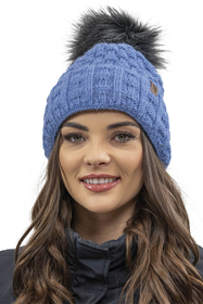 Vivisence Damen Winter Set Mütze Schal Fäustlinge Fleecefutter Gegen Kälte, jeans