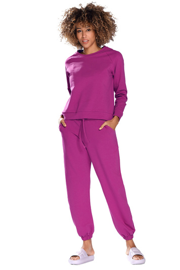 Dkaren women's tracksuit Wenezja, fuchsia