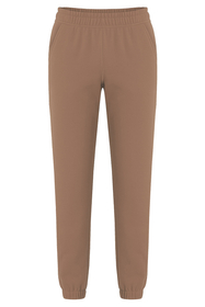 Vivisence Pantalon De Survêtement Femme Confortable Ceinture Élastique Poignets Côtelés Poches Latérales Tissu Doux Coton Mélangé Pour Détente Maison Sport Look Quotidien 9104, 