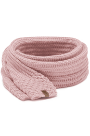 Vivisence Knitted Classic Scarf For Women Soft And Warm Everyday Look 7016S, powder pink