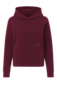Vivisence Sweat À Capuche Femme Coton Poche Avant Perfect Confort Quotidien 9003, bordeaux