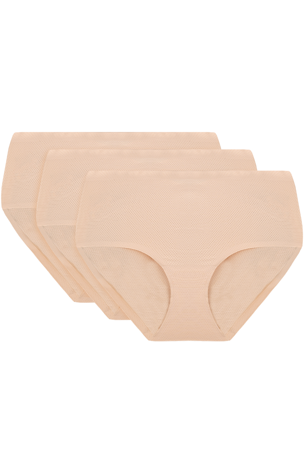 Vivisence lot de 3 slips féminins classique sans couture 4013 3-pack, 